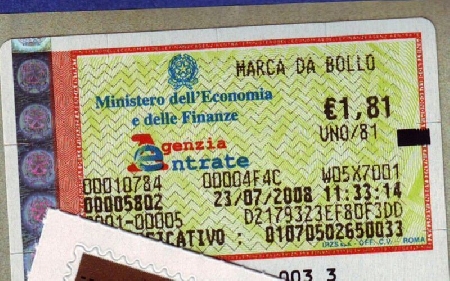 Il deposito telematico senza la produzione della marca da bol...