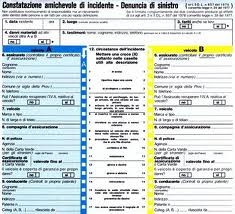 Sinistro stradale. Che valore ha il CID? E' confessione ?