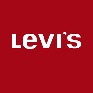 Due rettangoli rossi come marchi, con e senza scritta Levi’s:...